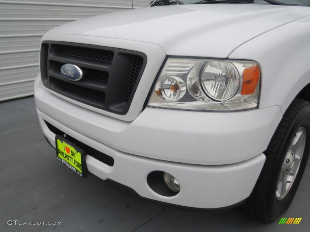 2006 F150 XLT Regular Cab - Oxford White / Medium/Dark Flint photo #9