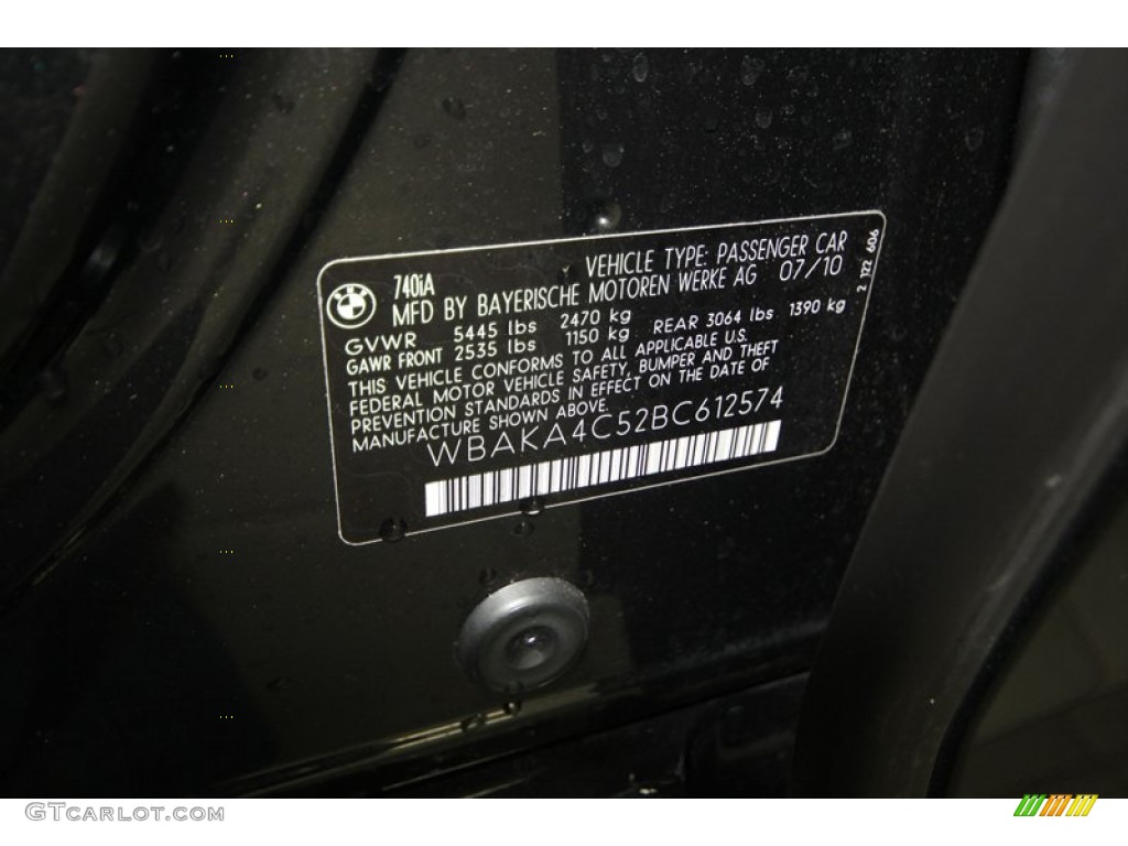 2011 7 Series 740i Sedan - Black Sapphire Metallic / Black photo #10