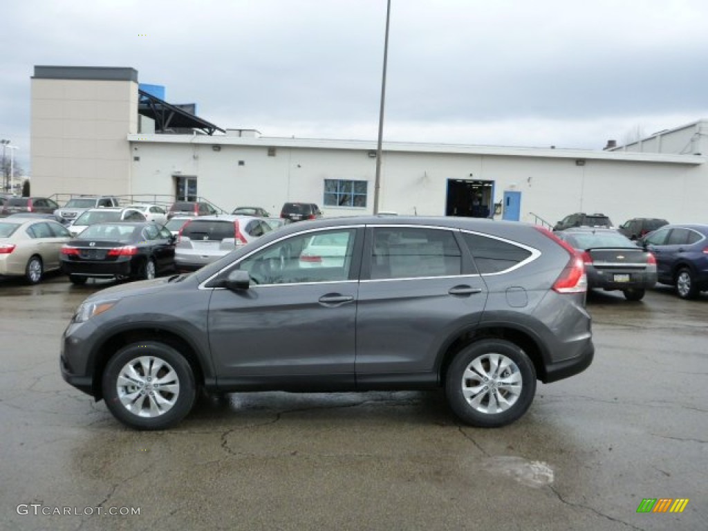 2013 CR-V EX AWD - Polished Metal Metallic / Gray photo #1