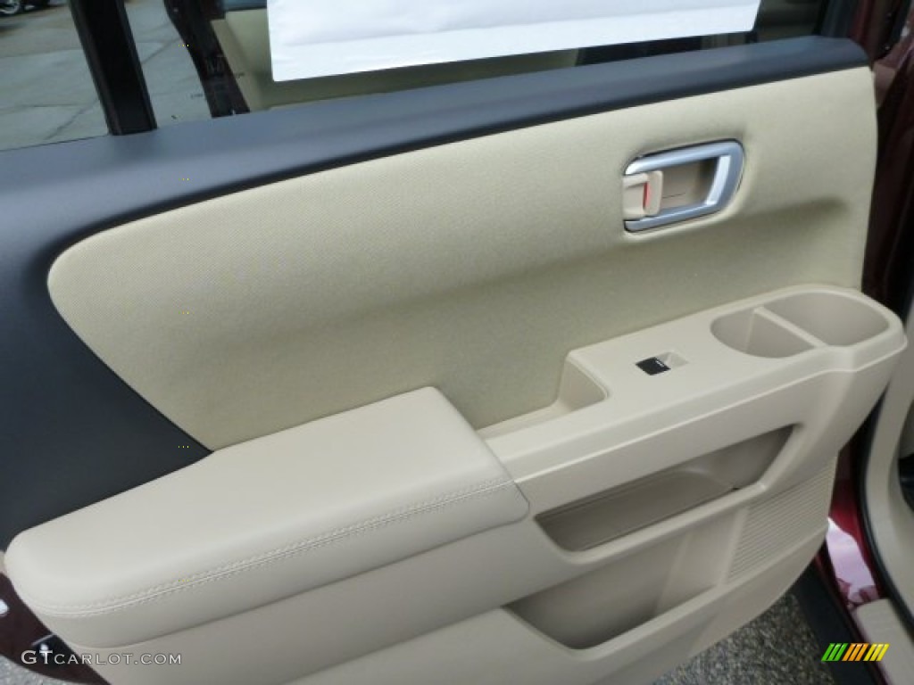 2013 Honda Pilot EX 4WD Beige Door Panel Photo #76557512