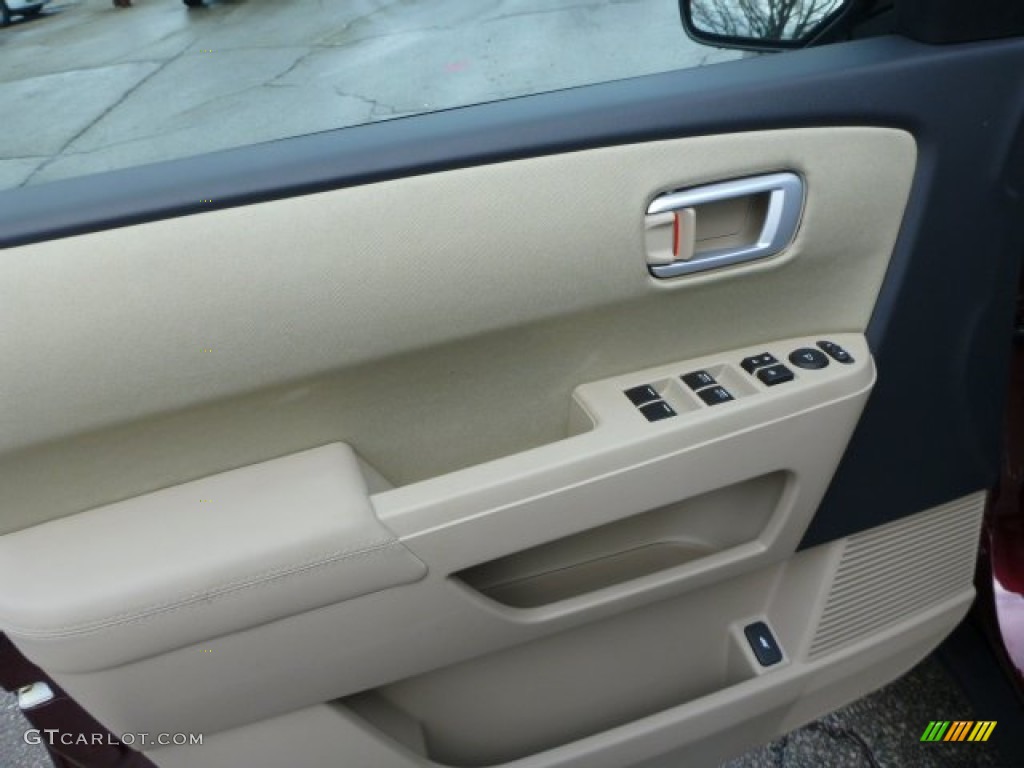 2013 Honda Pilot EX 4WD Beige Door Panel Photo #76557518