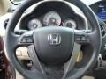 Beige 2013 Honda Pilot EX 4WD Steering Wheel