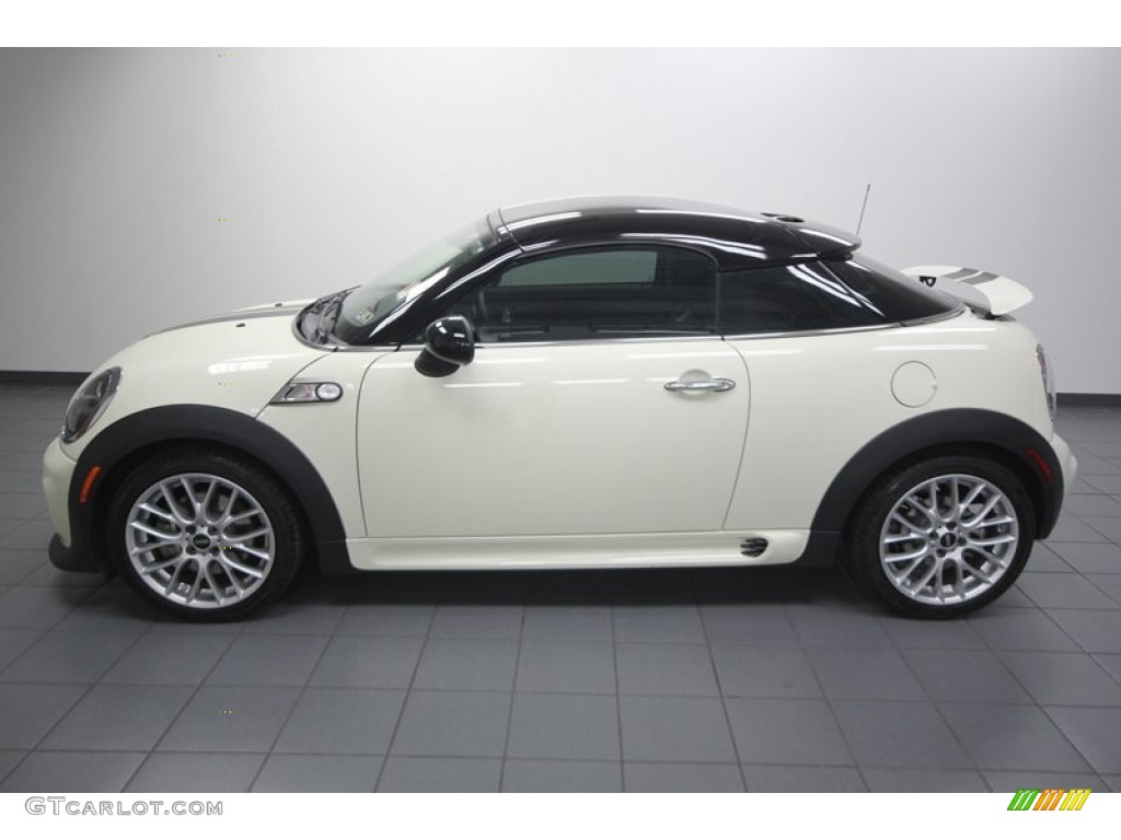 Pepper White 2012 Mini Cooper S Coupe Exterior Photo #76557629