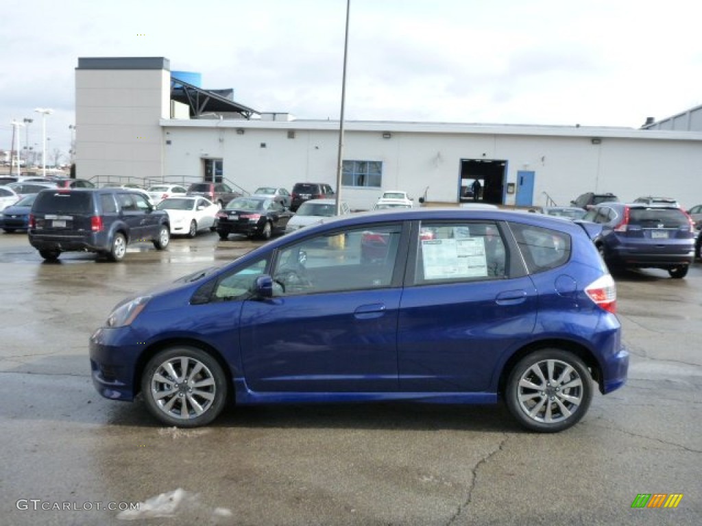 Vortex Blue Pearl Honda Fit