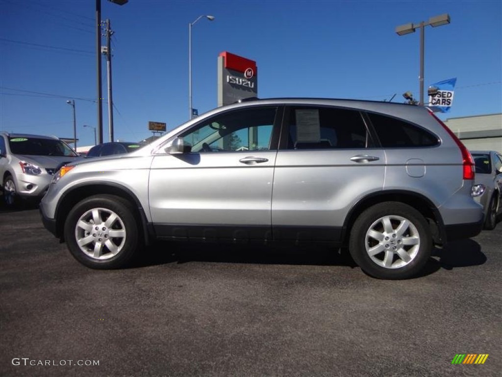 2009 CR-V EX-L 4WD - Alabaster Silver Metallic / Black photo #4