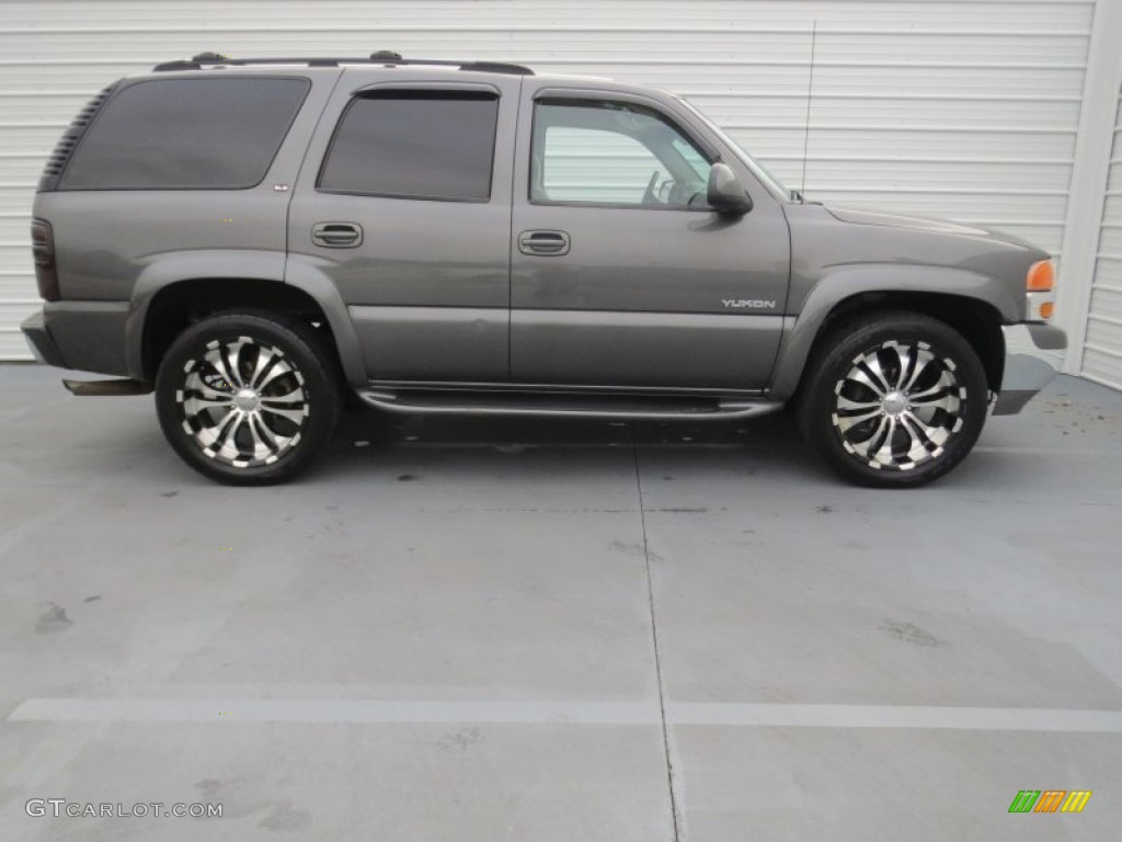 Storm Gray Metallic 2001 GMC Yukon SLE Exterior Photo #76558187