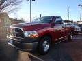 2010 Inferno Red Crystal Pearl Dodge Ram 1500 ST Regular Cab  photo #3