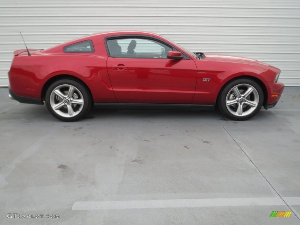 Red Candy Metallic 2010 Ford Mustang GT Premium Coupe Exterior Photo #76558806