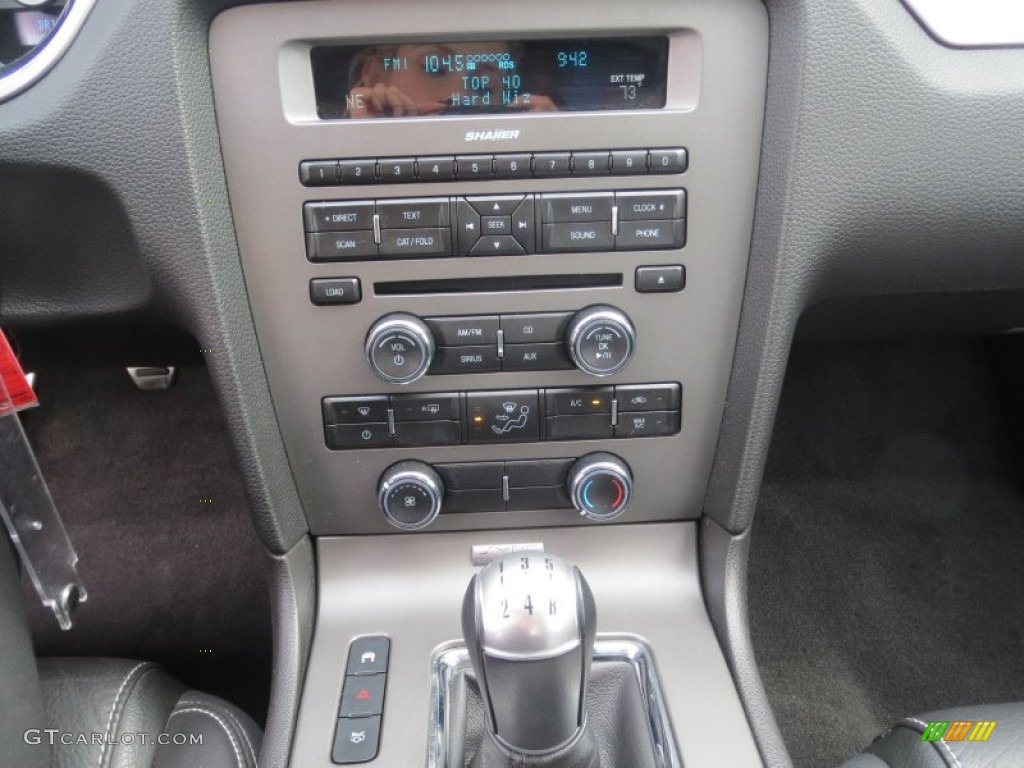 2010 Ford Mustang GT Premium Coupe Controls Photo #76558990