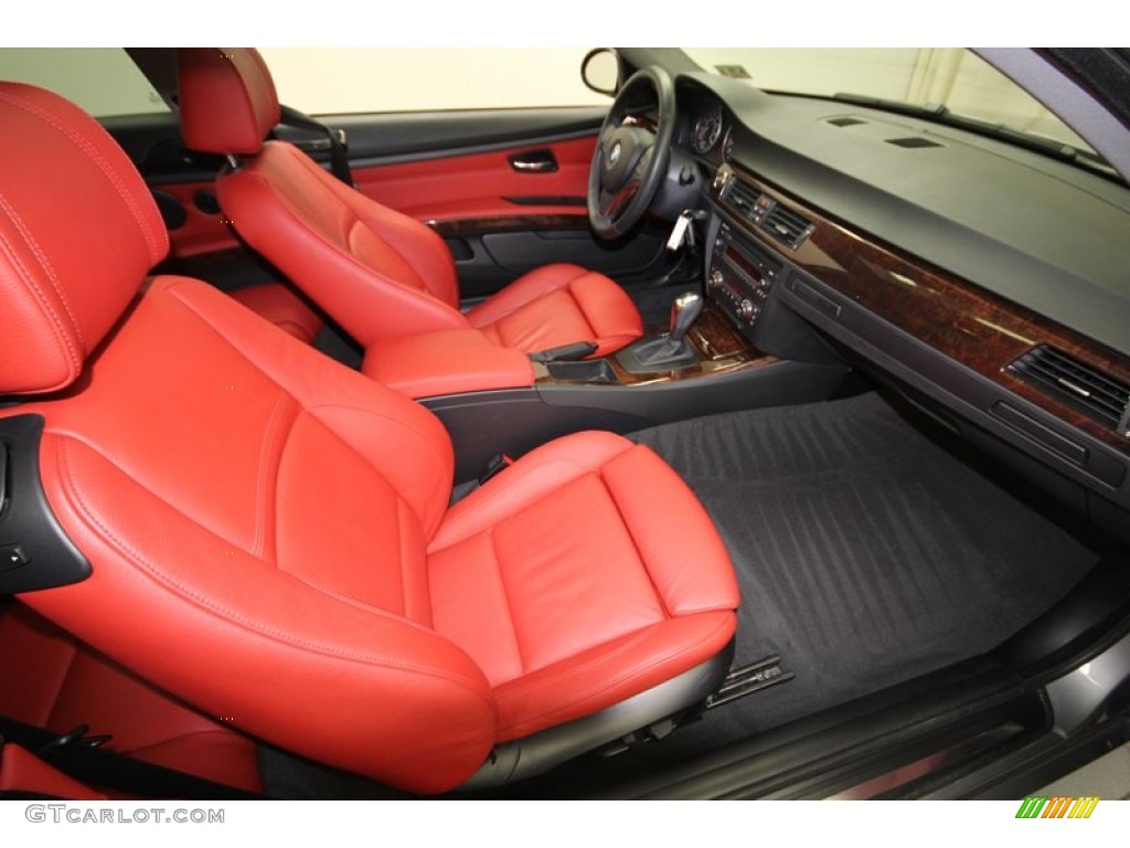 Coral Red/Black Interior 2008 BMW 3 Series 328i Coupe Photo #76559232