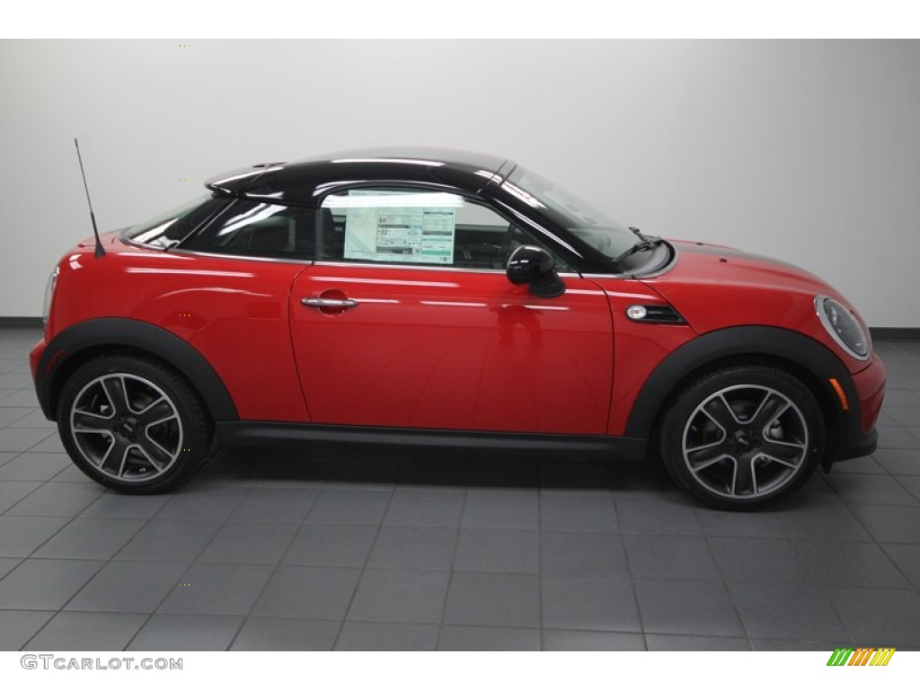 Chili Red 2013 Mini Cooper Coupe Exterior Photo #76559754