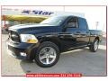 2012 Black Dodge Ram 1500 Express Quad Cab  photo #1