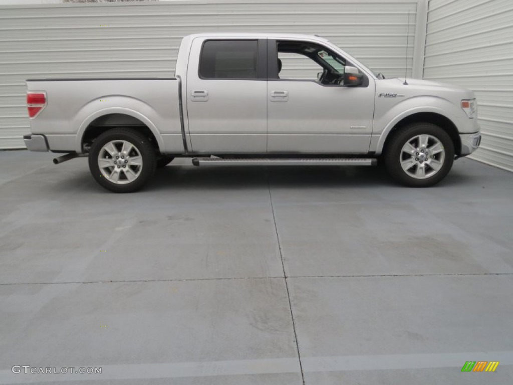 Ingot Silver Metallic 2013 Ford F150 Lariat SuperCrew Exterior Photo #76561472