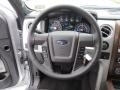 Black 2013 Ford F150 Lariat SuperCrew Steering Wheel
