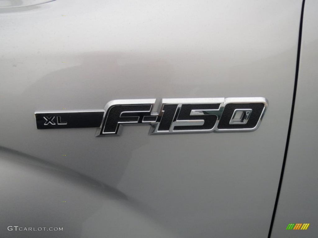 2013 F150 XL Regular Cab - Ingot Silver Metallic / Steel Gray photo #11