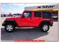 2013 Rock Lobster Red Jeep Wrangler Unlimited Sport S 4x4  photo #4