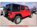 2013 Rock Lobster Red Jeep Wrangler Unlimited Sport S 4x4  photo #7