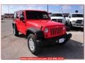 2013 Rock Lobster Red Jeep Wrangler Unlimited Sport S 4x4  photo #9