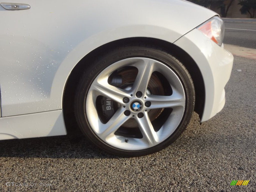 2008 1 Series 135i Convertible - Alpine White / Savanna Beige photo #18