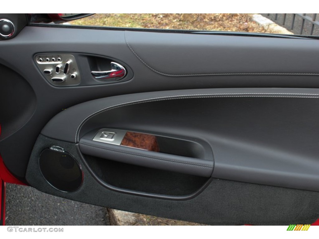2010 Jaguar XK XKR Convertible Warm Charcoal Door Panel Photo #76567031