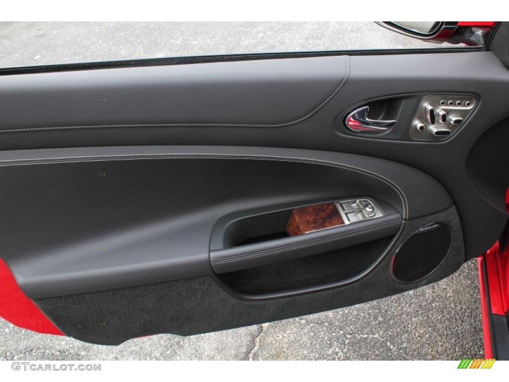 2010 Jaguar XK XKR Convertible Warm Charcoal Door Panel Photo #76567108