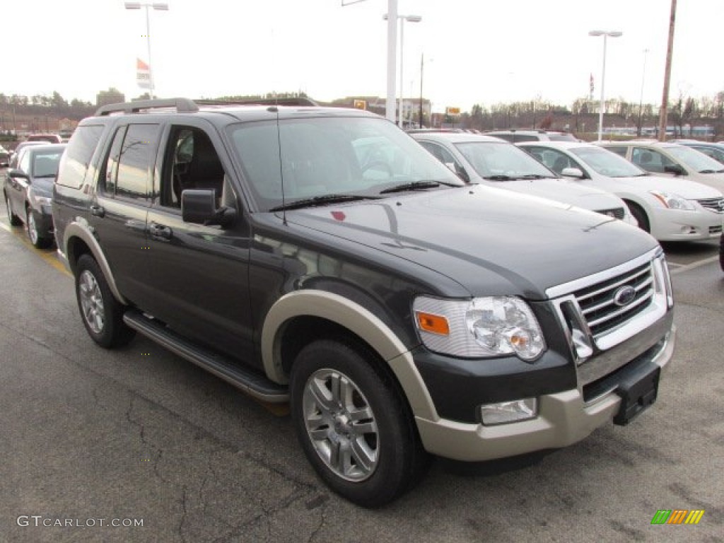 Black Pearl Slate Metallic 2010 Ford Explorer Eddie Bauer 4x4 Exterior Photo #76567318