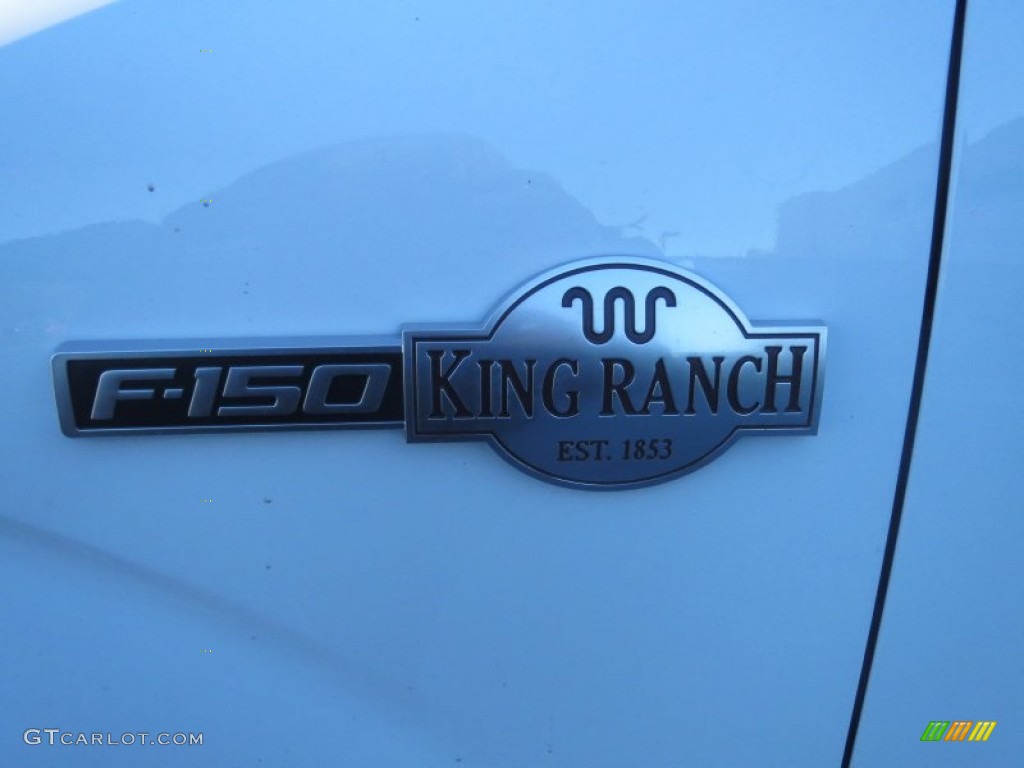 2013 F150 King Ranch SuperCrew - Oxford White / King Ranch Chaparral Leather photo #11