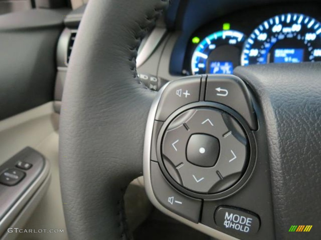 2013 Camry Hybrid XLE - Magnetic Gray Metallic / Light Gray photo #15