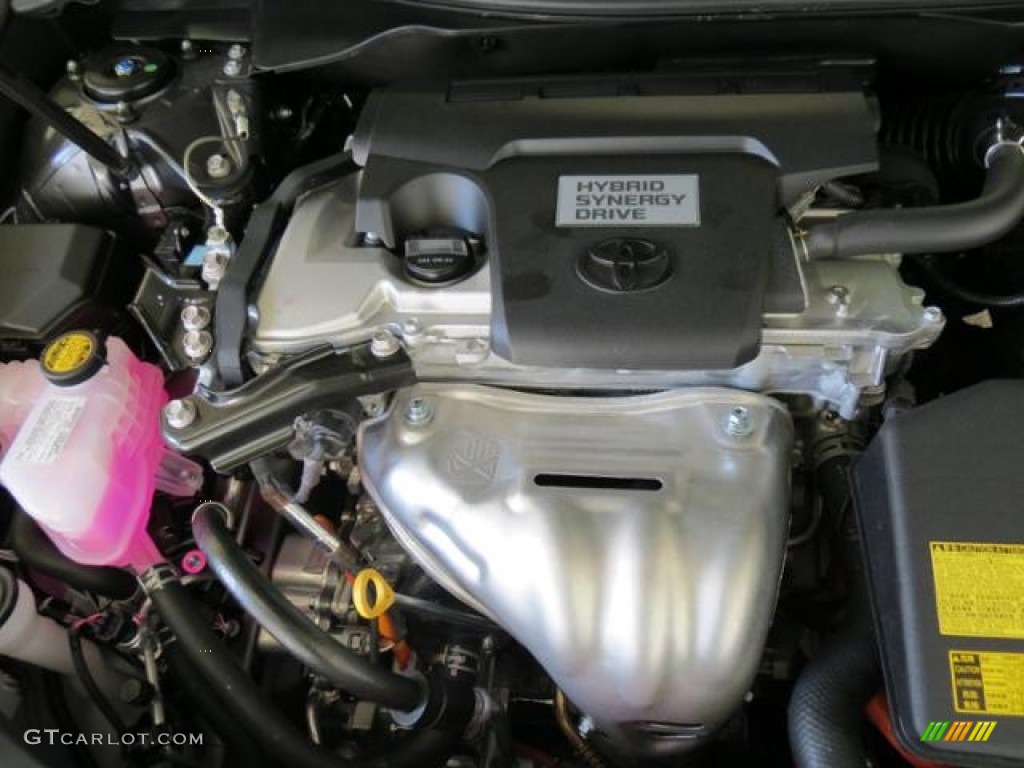 2013 Camry Hybrid XLE - Magnetic Gray Metallic / Light Gray photo #23