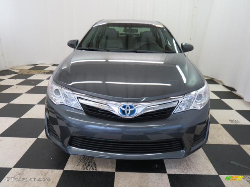 2013 Camry Hybrid LE - Magnetic Gray Metallic / Light Gray photo #2