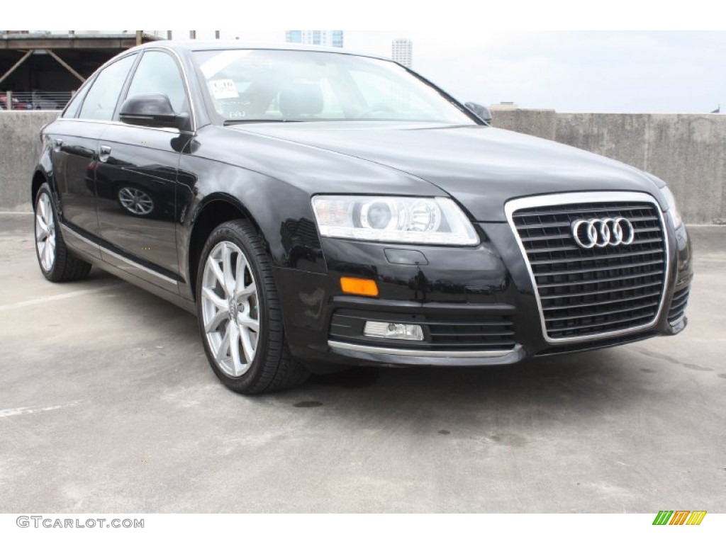 Brilliant Black 2009 Audi A6 3.2 Sedan Exterior Photo #76568778