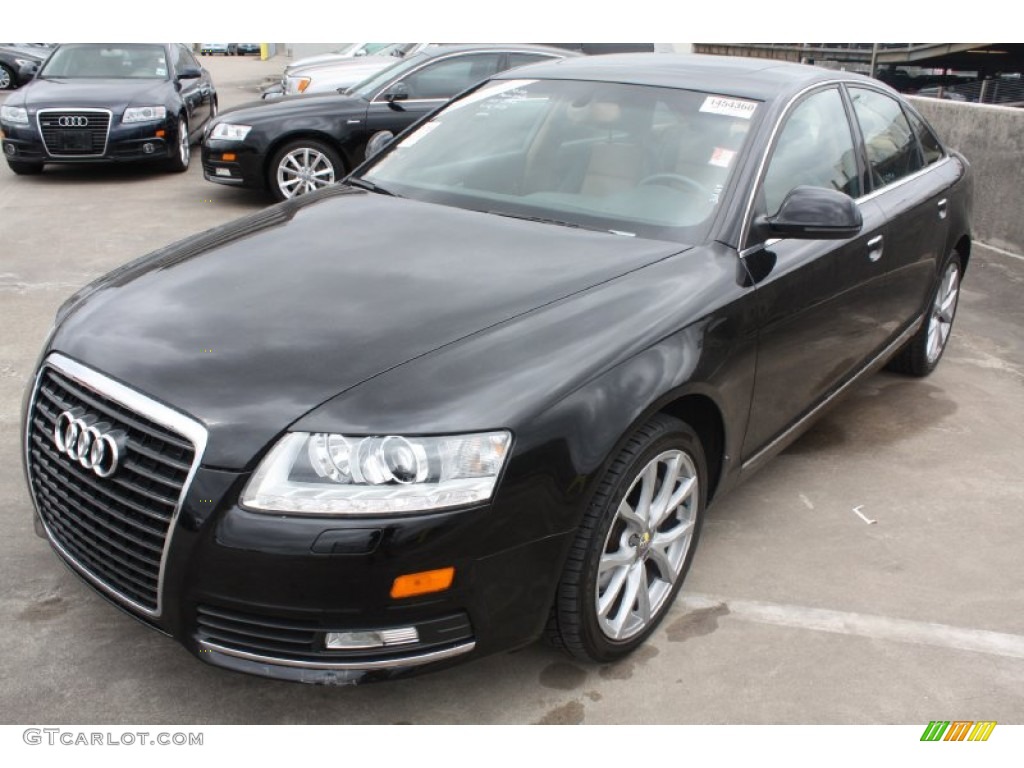 Brilliant Black 2009 Audi A6 3.2 Sedan Exterior Photo #76568869