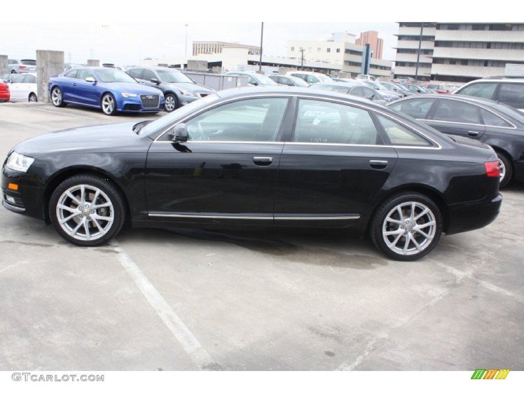 Brilliant Black 2009 Audi A6 3.2 Sedan Exterior Photo #76568905