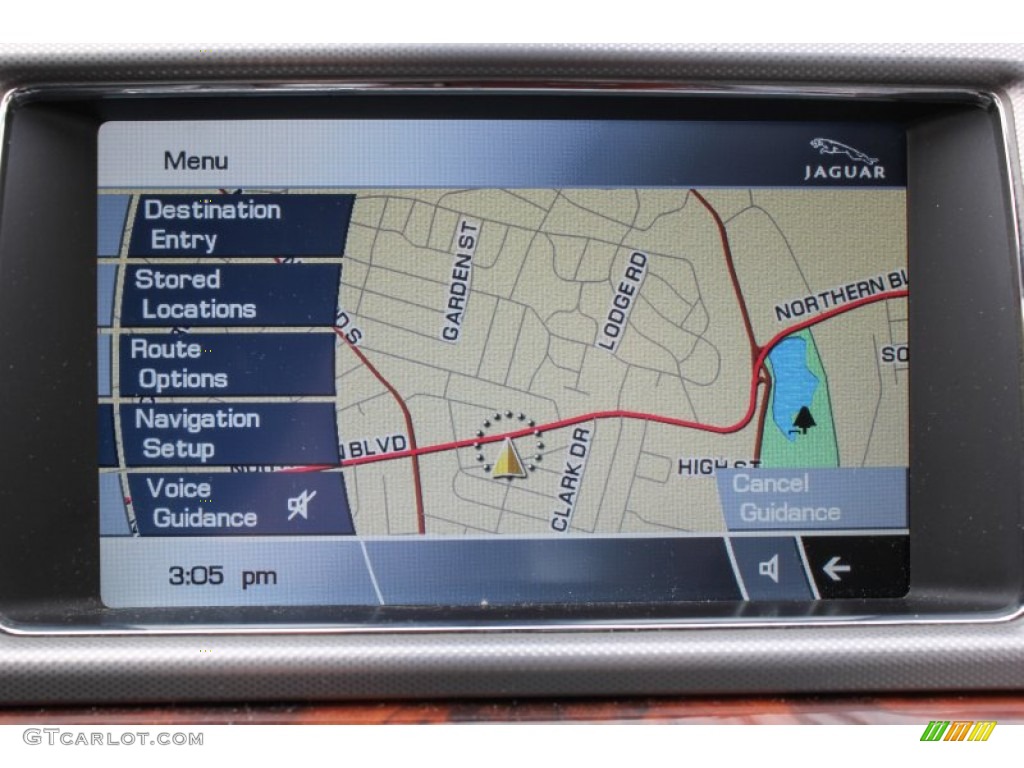 2010 Jaguar XF Premium Sport Sedan Navigation Photo #76569112