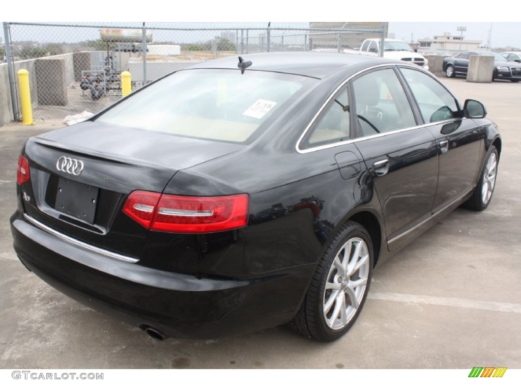 Brilliant Black 2009 Audi A6 3.2 Sedan Exterior Photo #76569116
