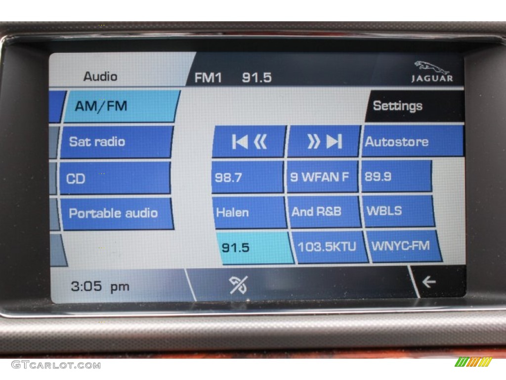 2010 Jaguar XF Premium Sport Sedan Controls Photo #76569131