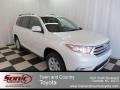 2013 Blizzard White Pearl Toyota Highlander   photo #1