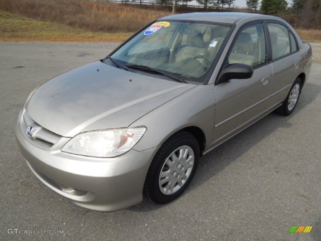 Magnesium Metallic 2005 Honda Civic LX Sedan Exterior Photo #76569837