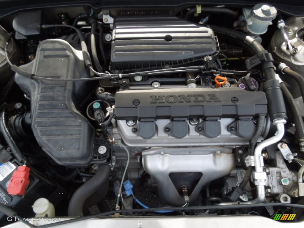 2005 Honda Civic LX Sedan 1.7L SOHC 16V VTEC 4 Cylinder Engine Photo #76570338