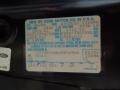  1988 F150 XLT Lariat Regular Cab 4x4 Dark Shadow Blue Metallic Color Code 7N