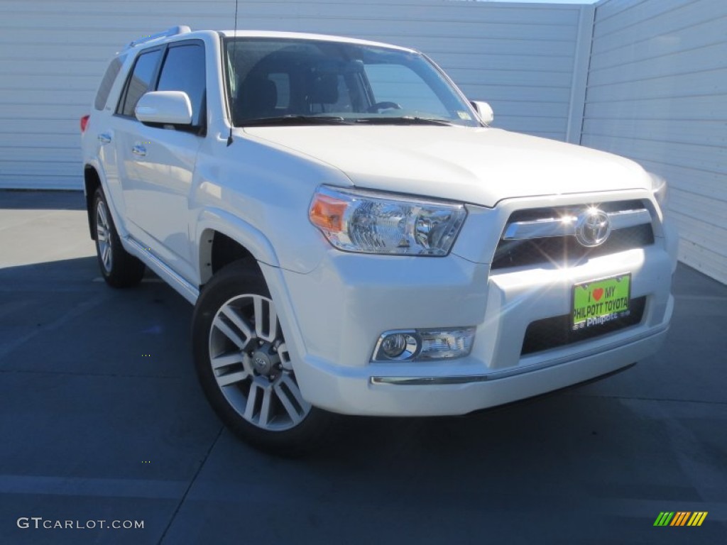 2013 4Runner Limited - Blizzard White Pearl / Black Leather photo #1