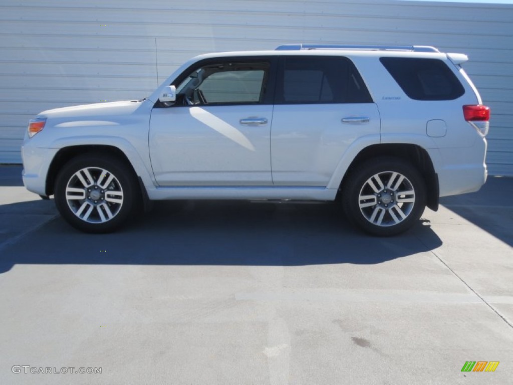 2013 4Runner Limited - Blizzard White Pearl / Black Leather photo #5