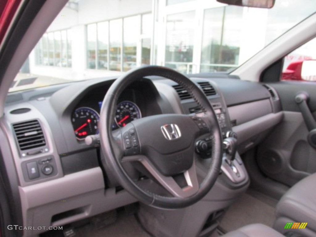 2010 CR-V EX-L AWD - Tango Red Pearl / Gray photo #10