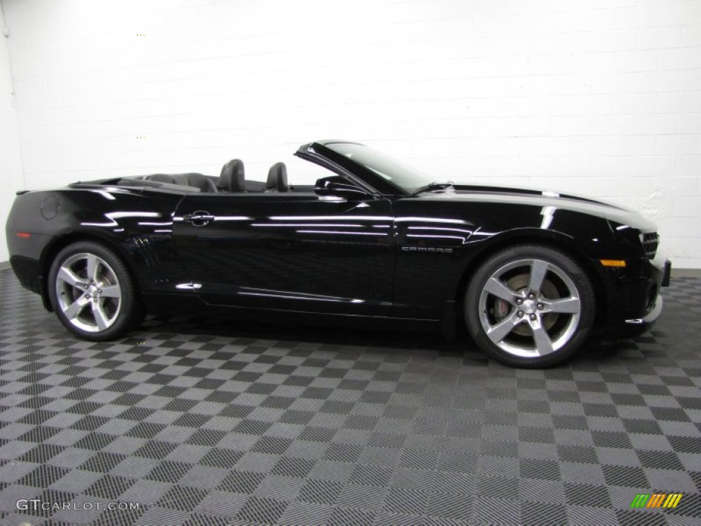 2012 Camaro SS/RS Convertible - Black / Black photo #5