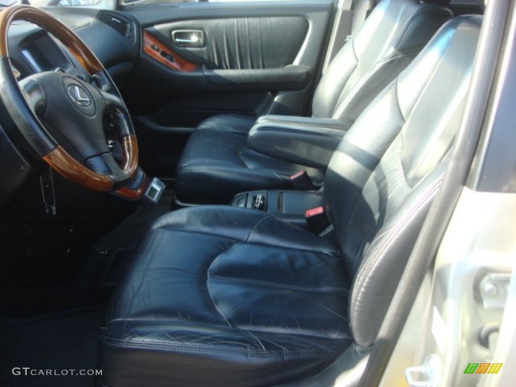 Black Interior 2001 Lexus RX 300 AWD Photo #76572877