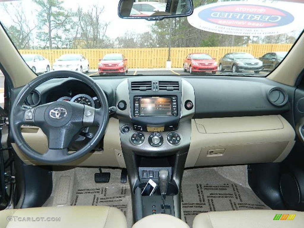 2010 Toyota RAV4 Limited Sand Beige Dashboard Photo #76573518