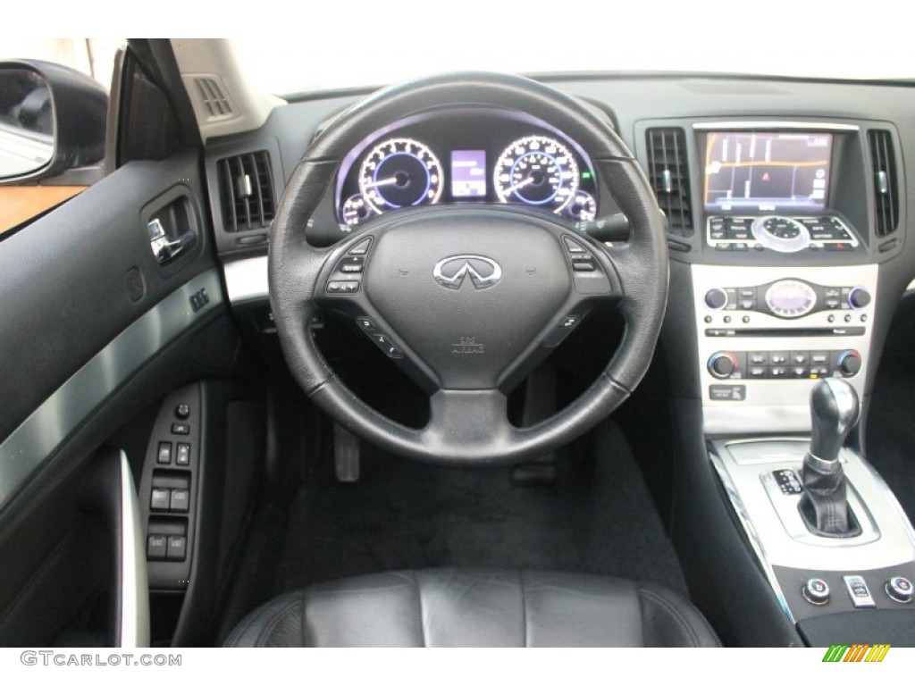 2010 Infiniti G 37 Convertible Graphite Dashboard Photo #76573906