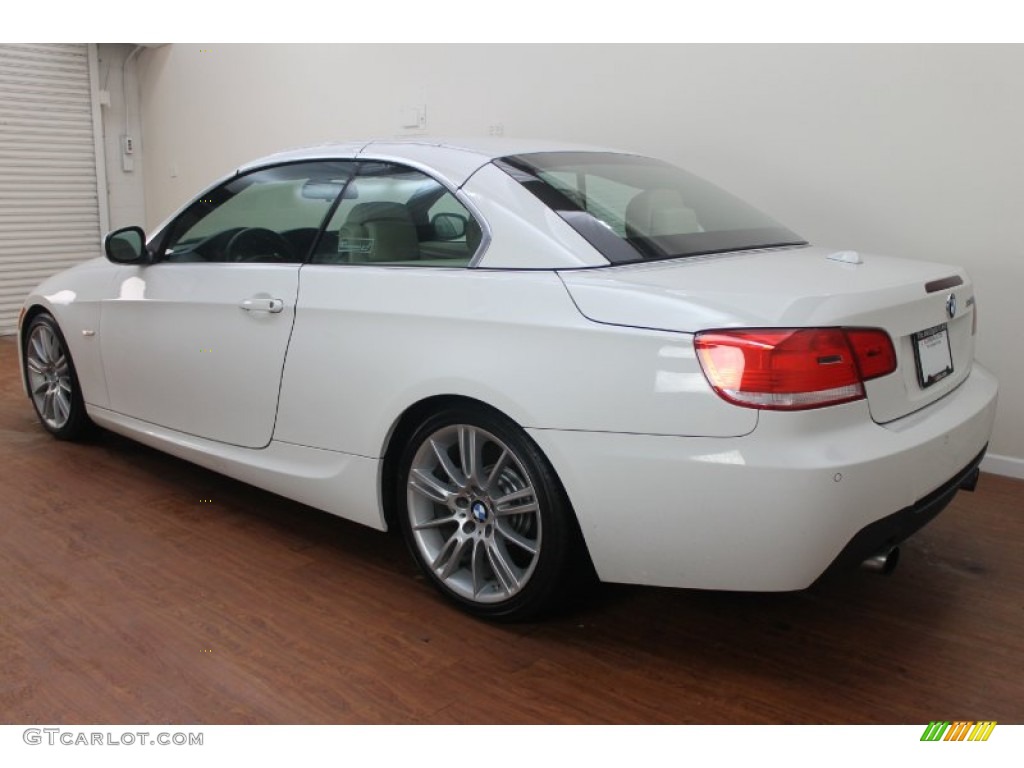 2010 3 Series 335i Convertible - Alpine White / Cream Beige photo #8