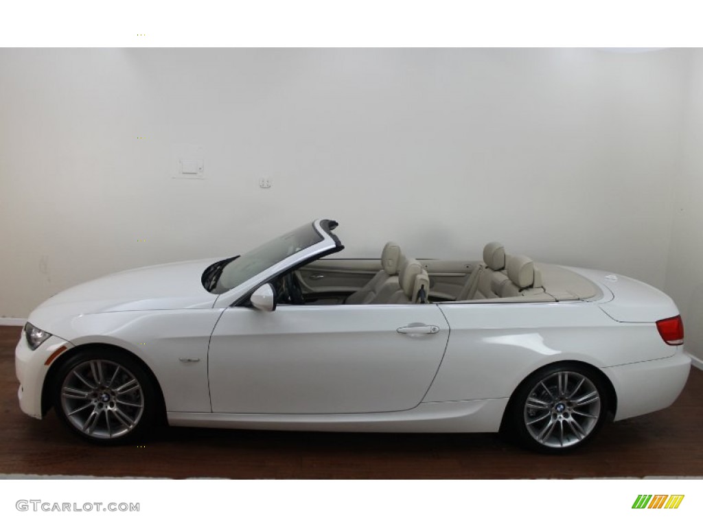 2010 3 Series 335i Convertible - Alpine White / Cream Beige photo #11