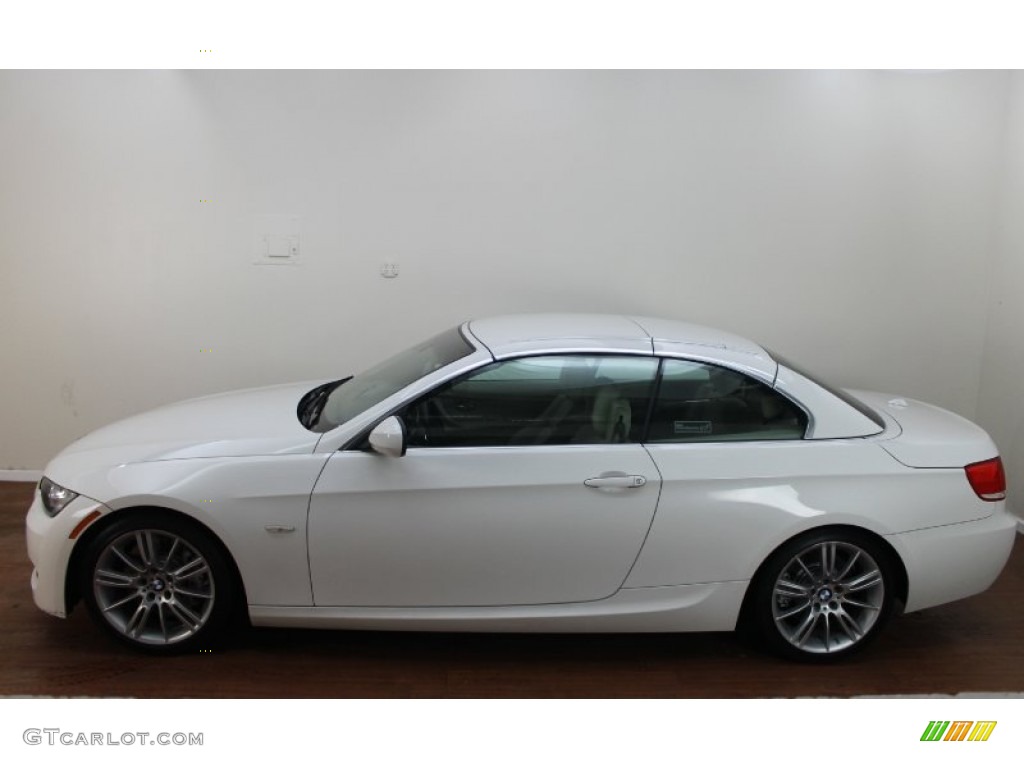 2010 3 Series 335i Convertible - Alpine White / Cream Beige photo #12